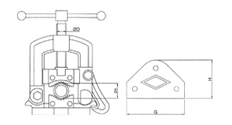 Taparia PV 04 Pipe Vices Suitable For Pipe (Mm): 15 - 165 - photo 4