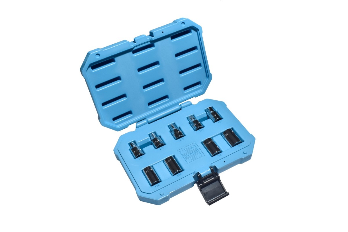 Taparia SES9 E - Sockets Set - 12.7mm (1/2) Square Drive (9 Pcs. Set) - photo 2
