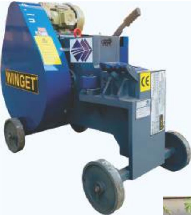 WINGET WC52 Bar Shearing Machine - Up to 40 mm Rebar Cutting, Helical Gearbox, 3 Phase