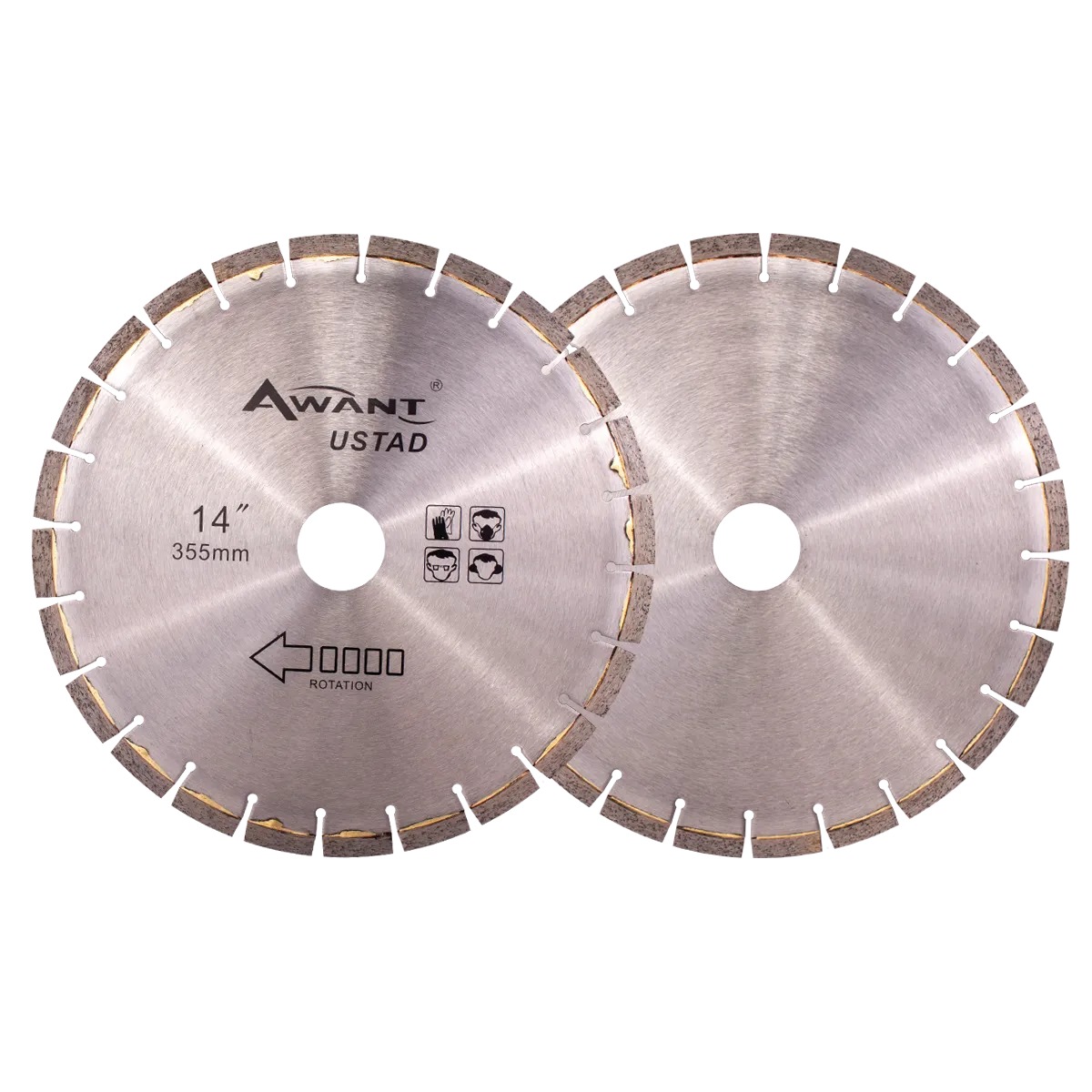 Xtra Power Awant 16" Ustad (Silver Brazed) Diamond Saw Blade
