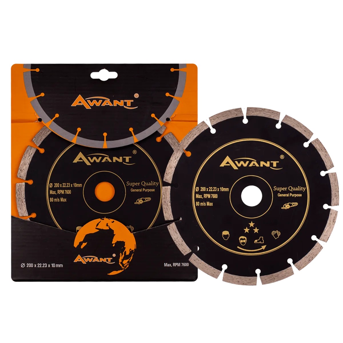 Xtra Power Awant 8" Dry Cutting Blade (22.23 Bore)