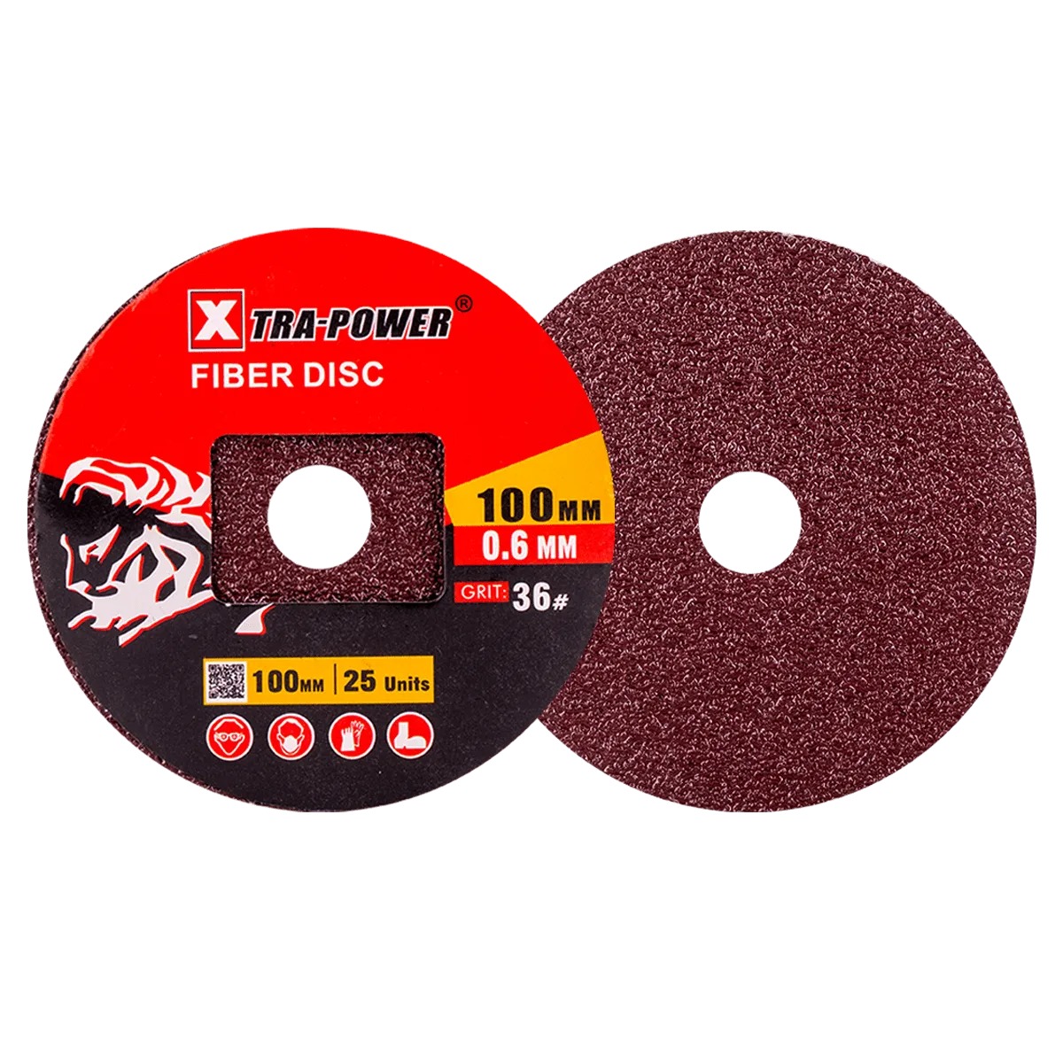Xtra Power Fiber Disc 4" (0.6MM) - #100
