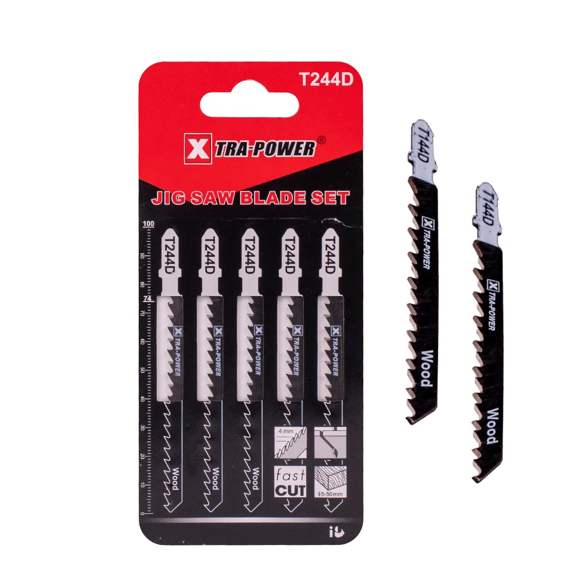 Xtra Power Jig Saw Blades - T 144D (5PCS Set)