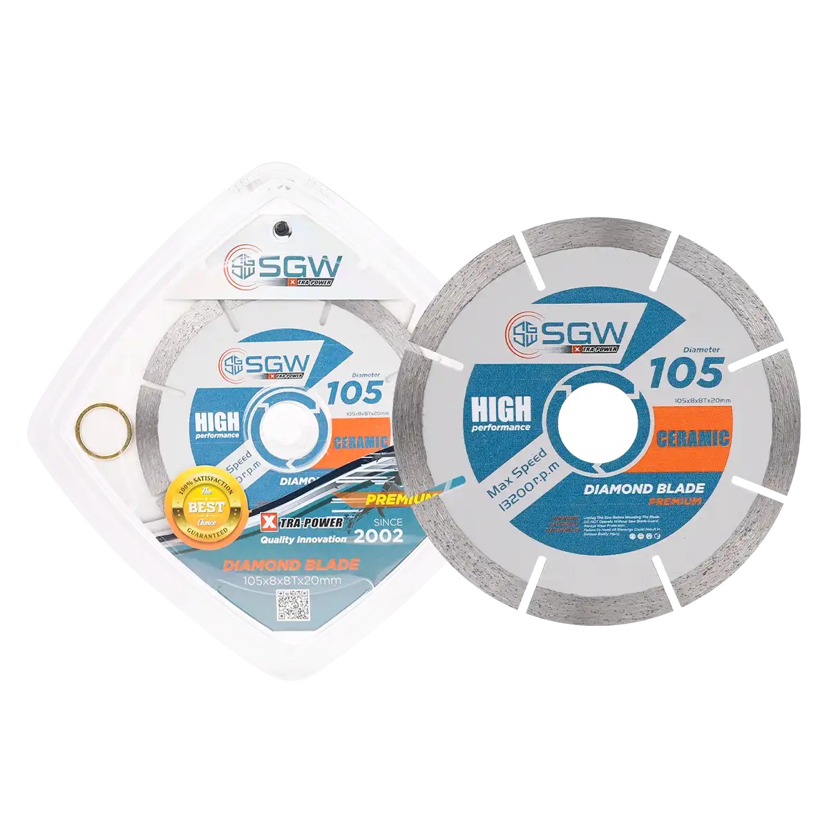 Xtra Power SGW 110MM Ceramic with Slot Diamond Saw Blade