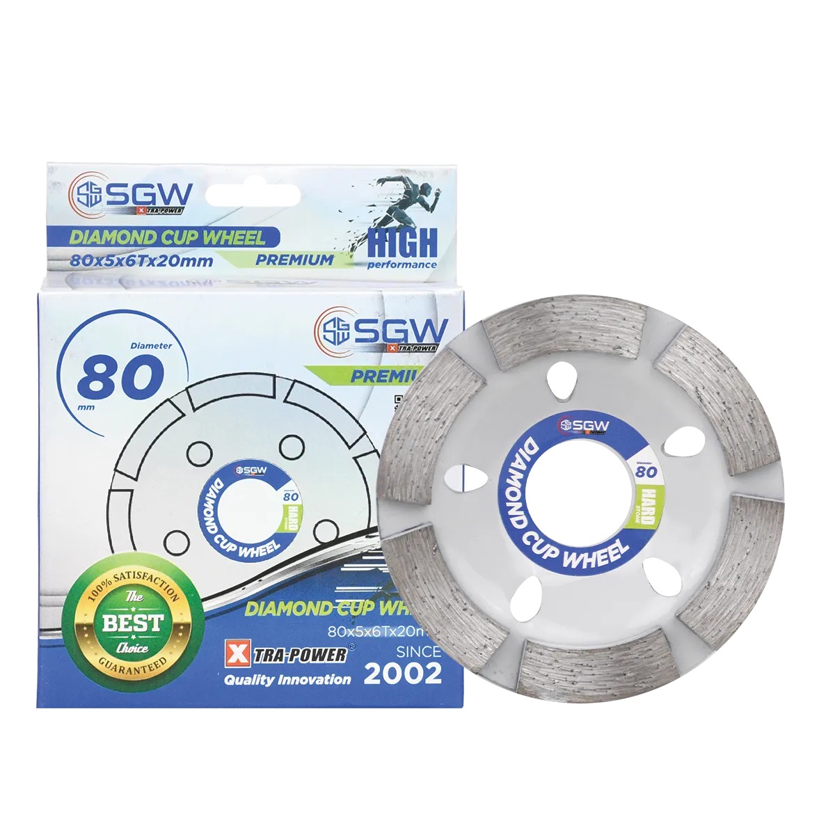 Xtra Power SGW 3" Cup Wheel Seg/turbo Diamond Saw Blade