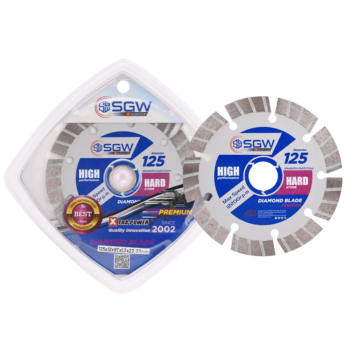Xtra Power SGW 5" SEG Diamond Saw Blade