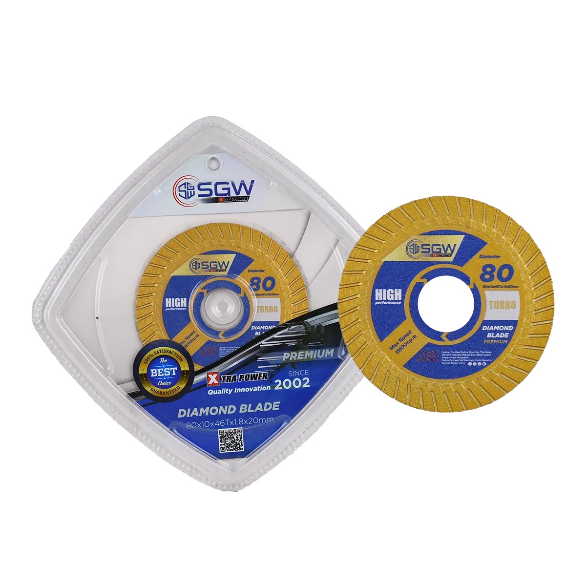 Xtra Power SGW 80MM Turbo Diamond Saw Blade