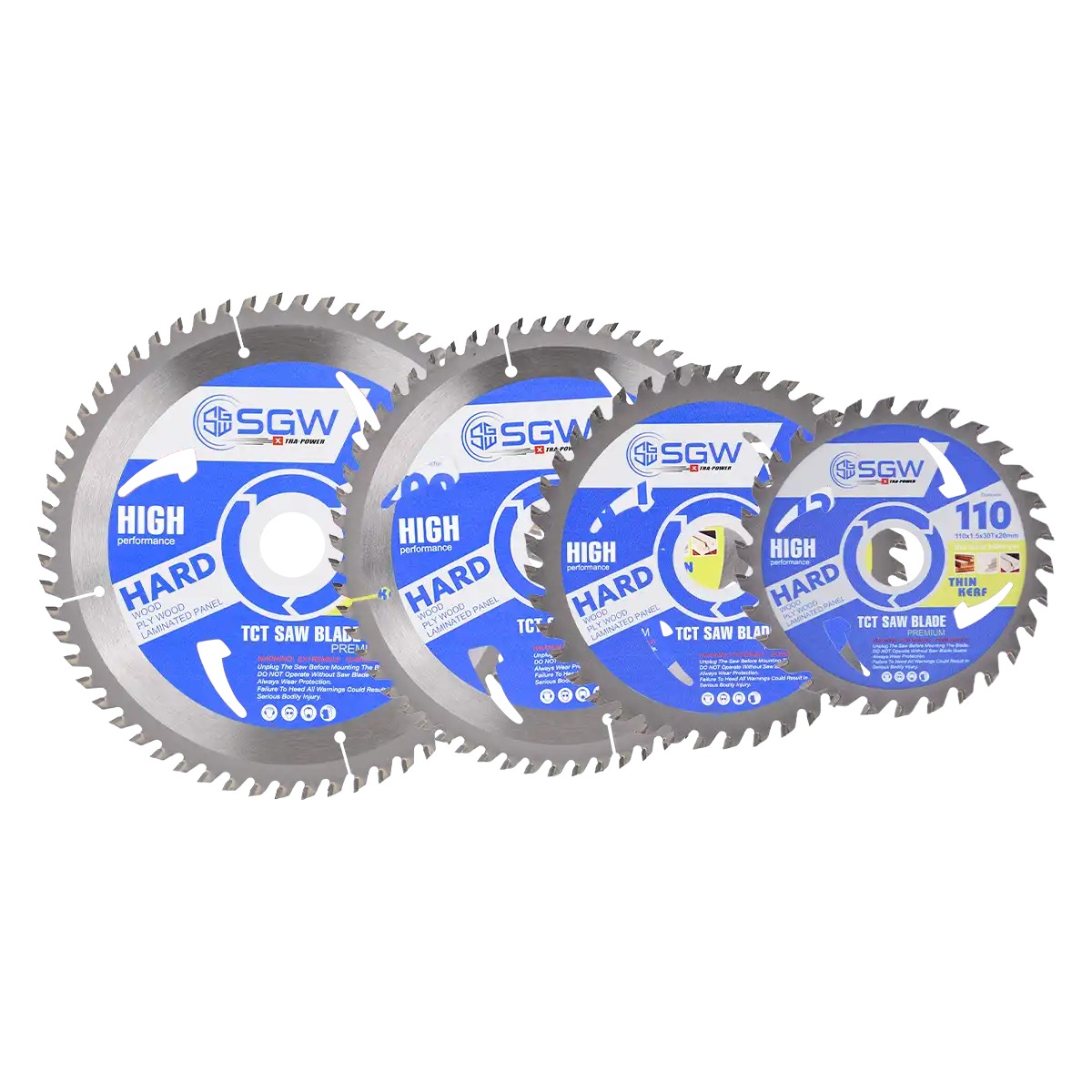 Xtra Power SGW TCT Saw Blade Thin Kerf - 10" X 60T