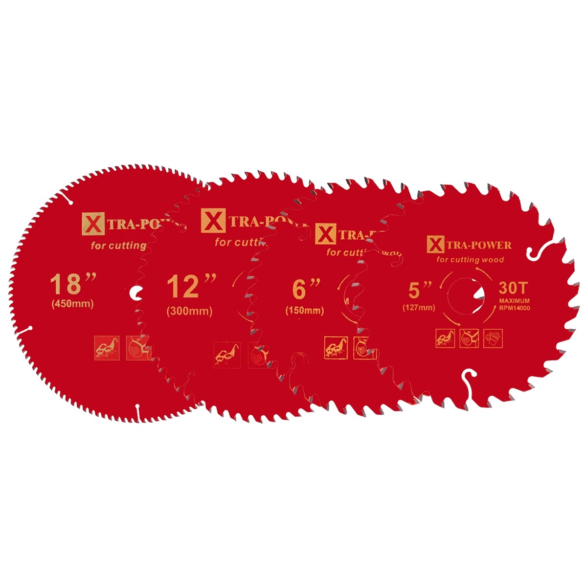 Xtra Power TCT Saw Blade for Aluminium 10" X 120T
