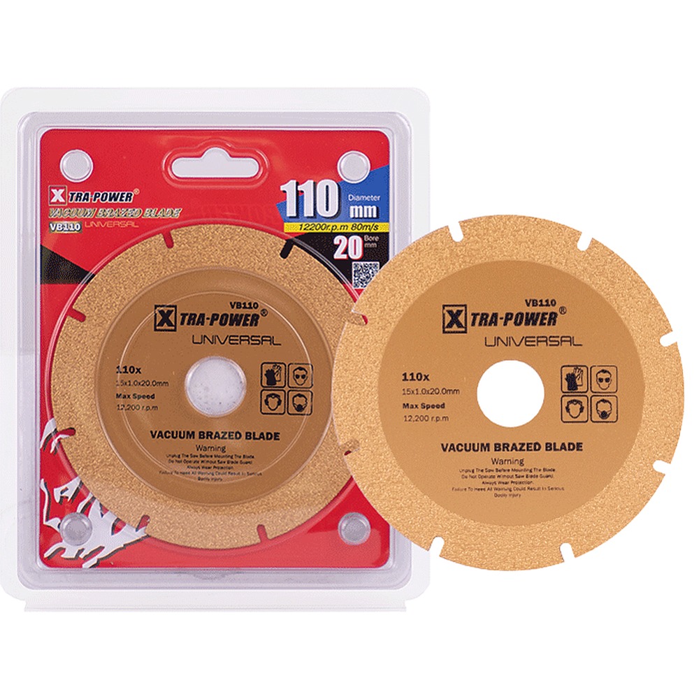 Xtra Power Vacuum Brazed Blade for Glass & Ceramic - 100MM