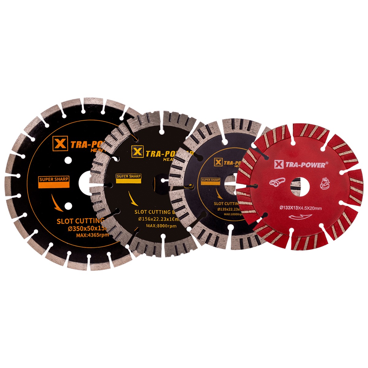 Xtra Power Wall Chaser Blades 133 Mm